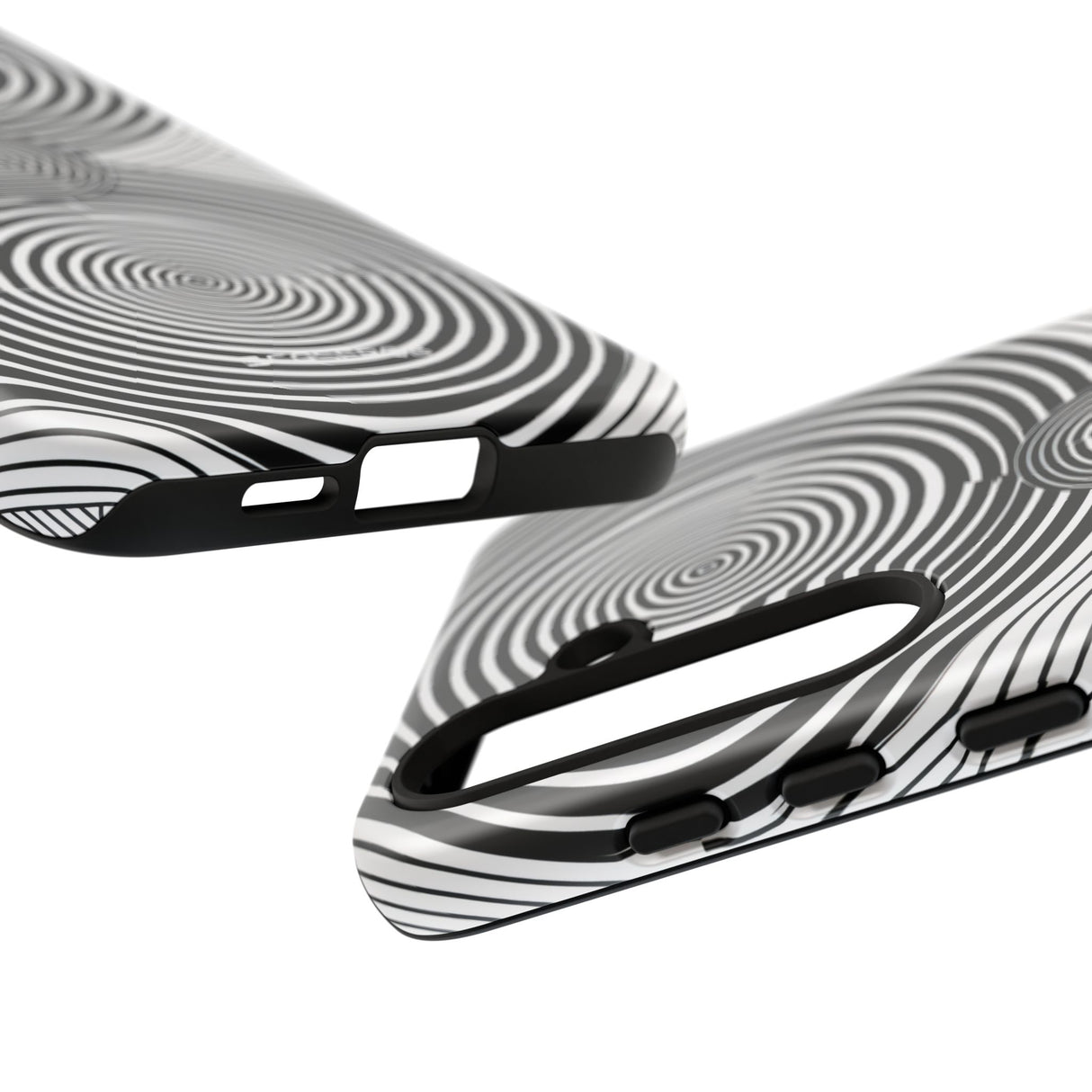 Dynamic Depth: Black and White Op-Art - For Samsung S24