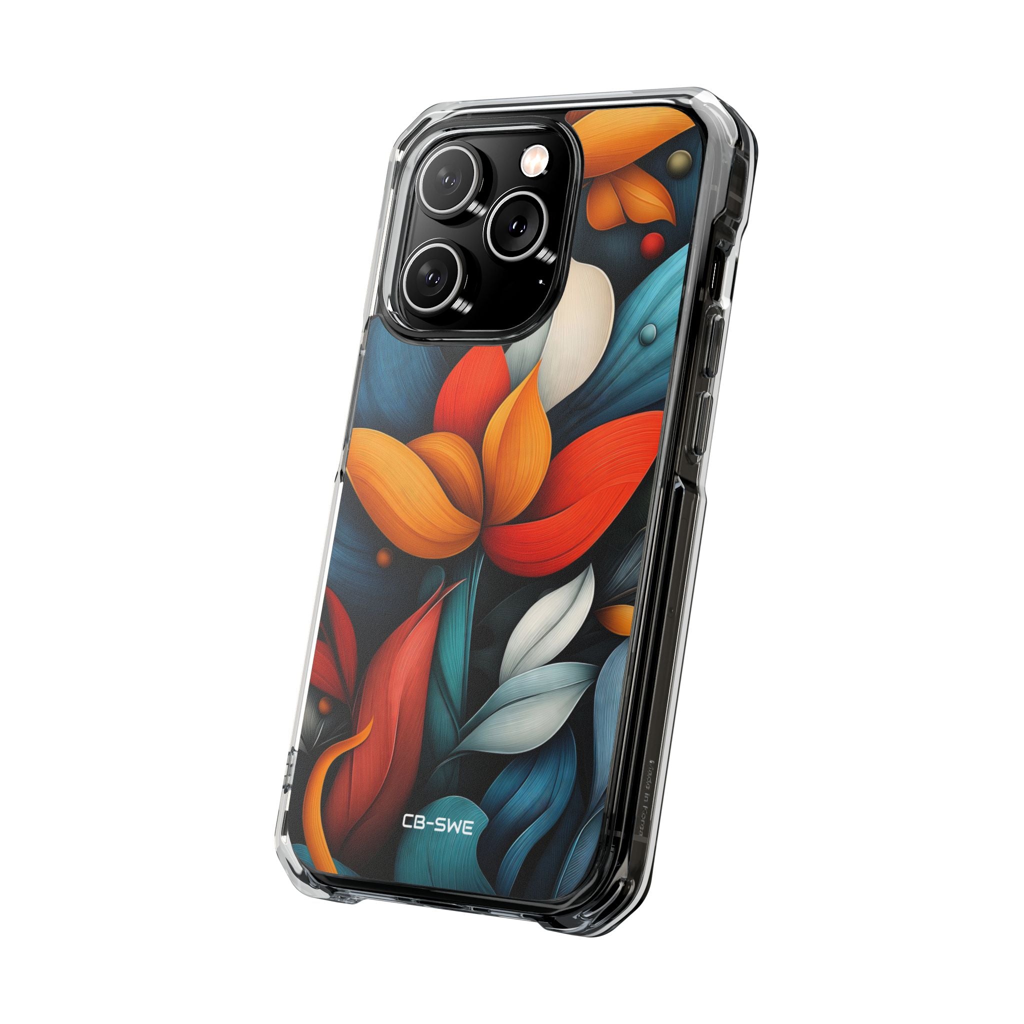 Vibrant Floral Harmony iPhone Case - Impact