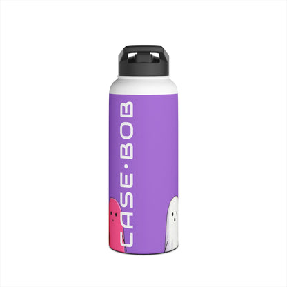 Colorful Ghosts Line - Stainless Steel Water Bottle