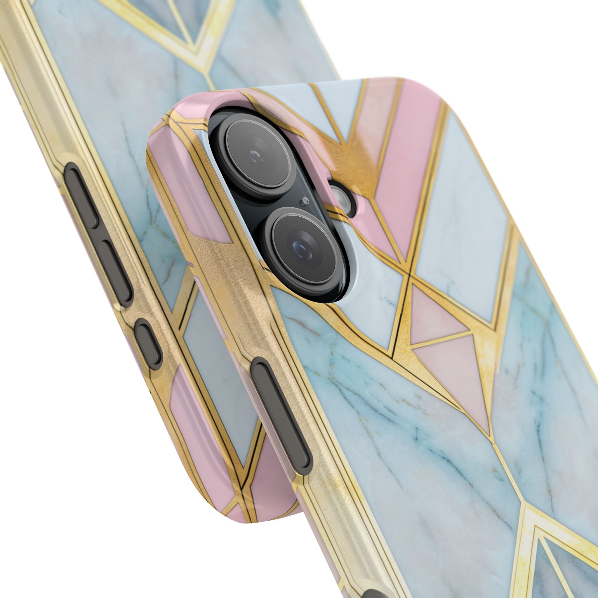 Gold Pink Art Deco - Slim iPhone 16 Phone Case