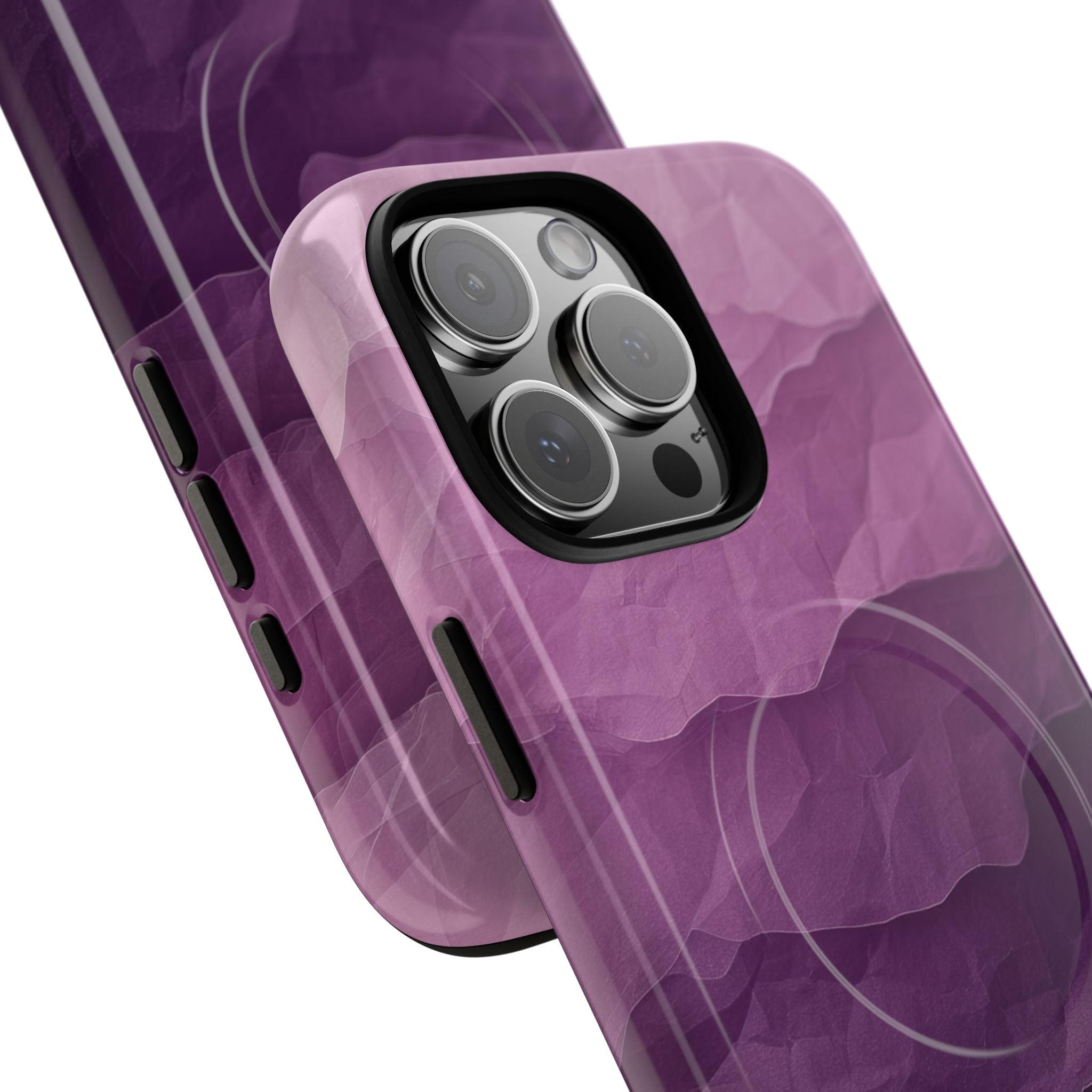 Purple Wave Layers iPhone 16 Pro Max Case - Tough+