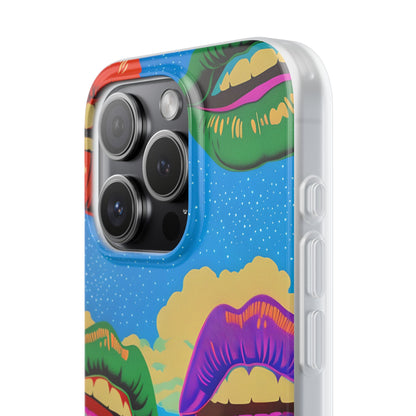 Colorful Lipscape iPhone 15 Pro Case - Soft
