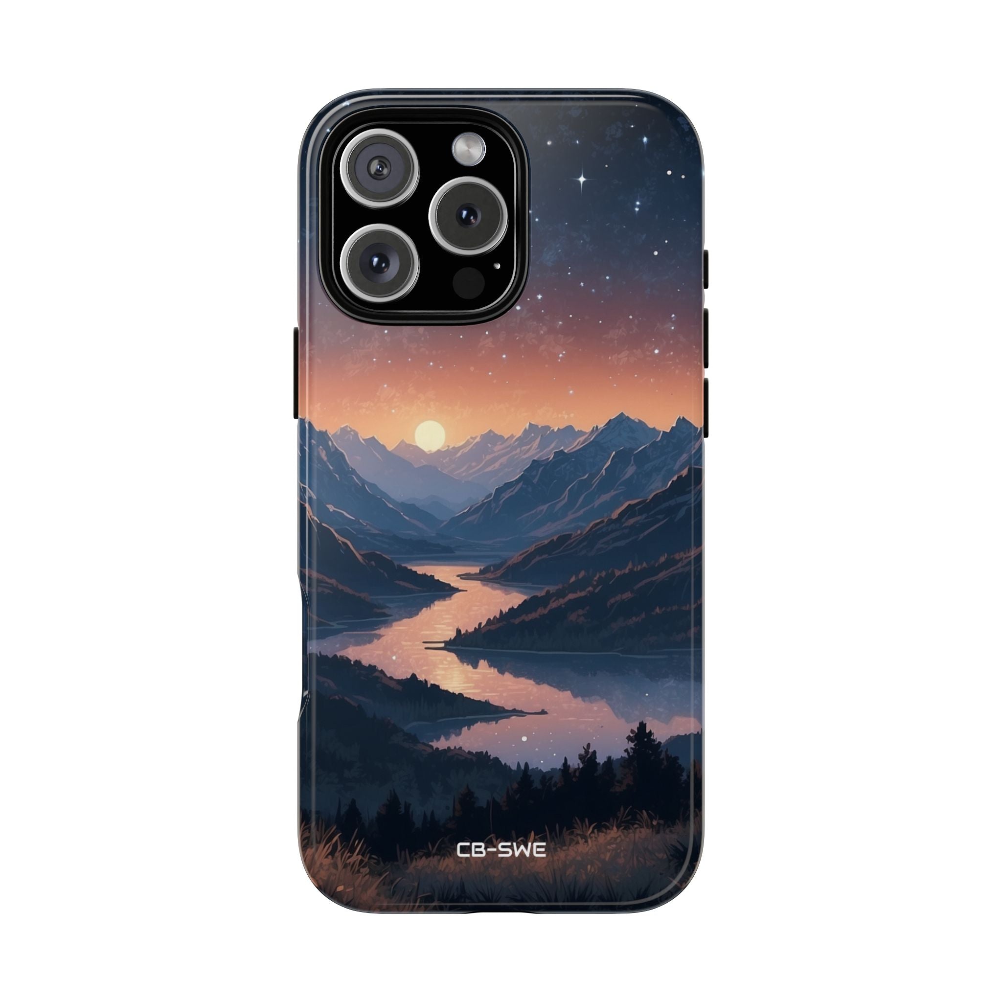 Mountains Embrace Light - iPhone Case