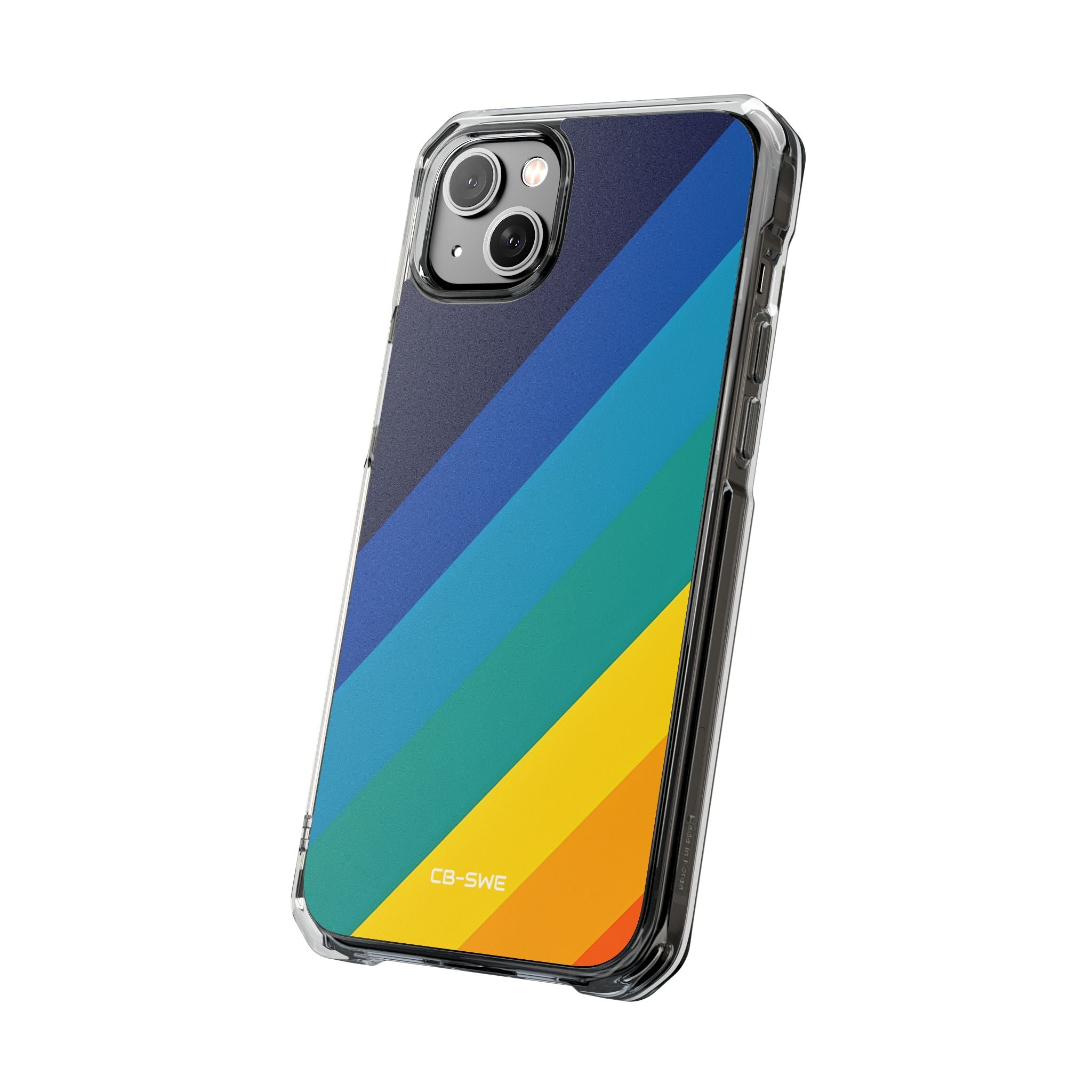 Diagonal Color Spectrum iPhone Case - Impact