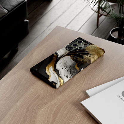 Gold Swirl Elegance - Samsung Case