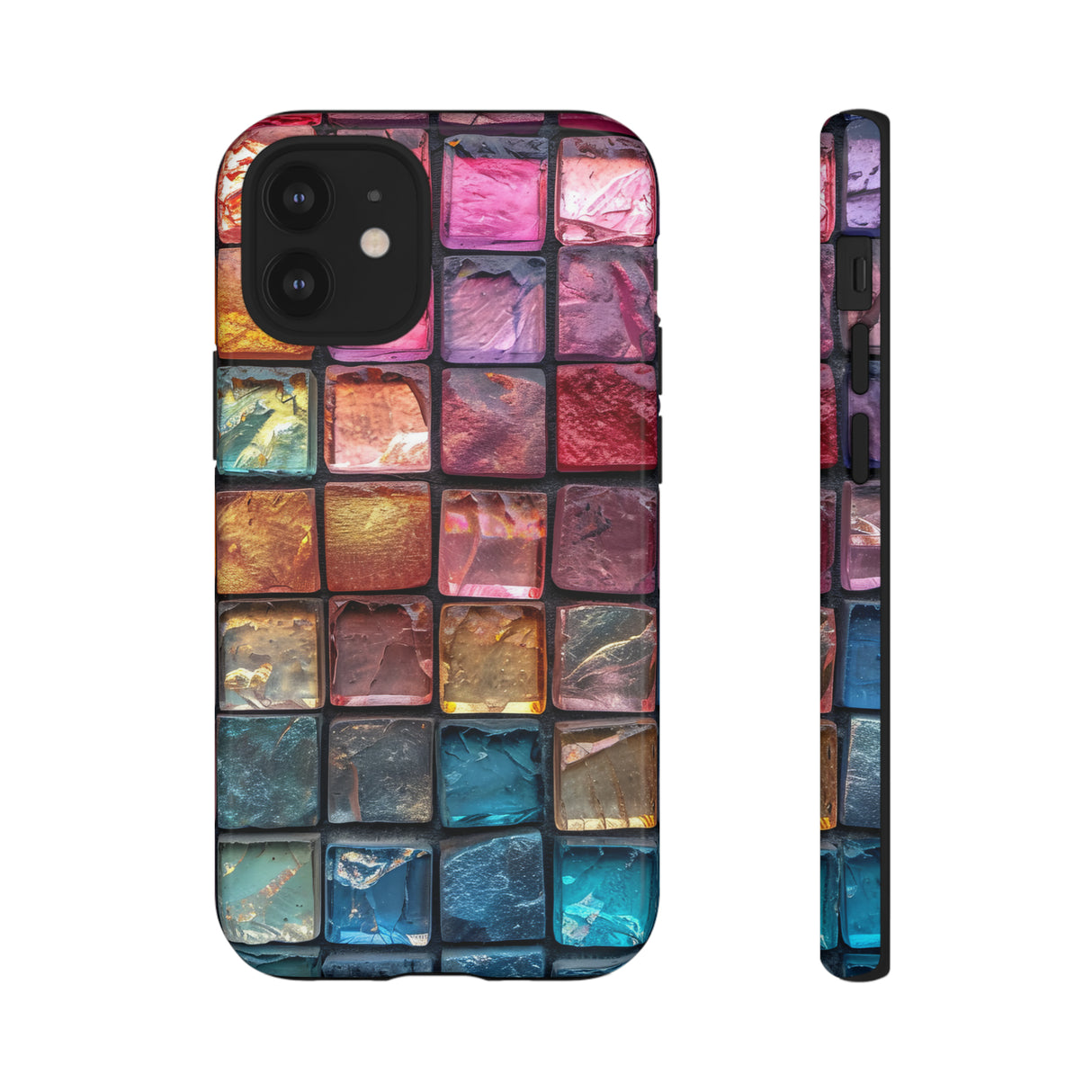 Pastell Mosaik Eleganz - Schutzhülle fürs Handy