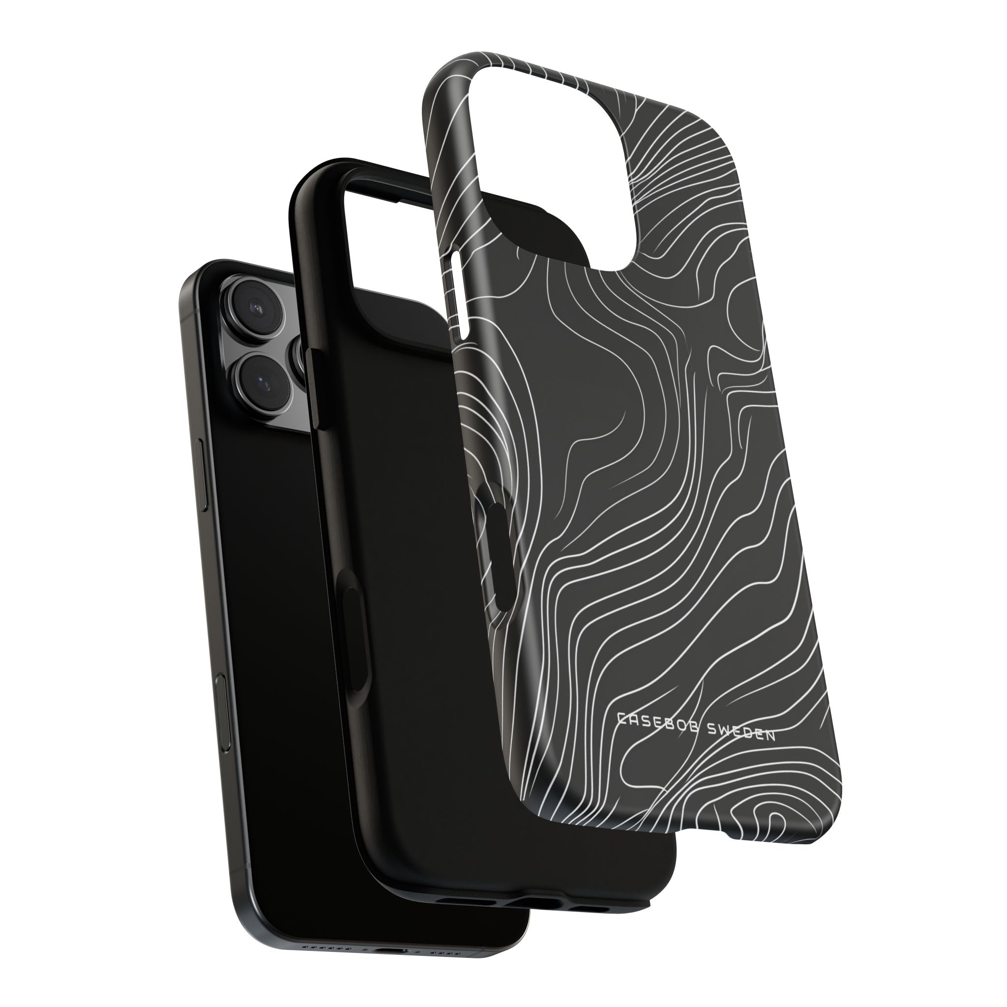 Contour Waveform Flow iPhone 16 - Tough Phone Case