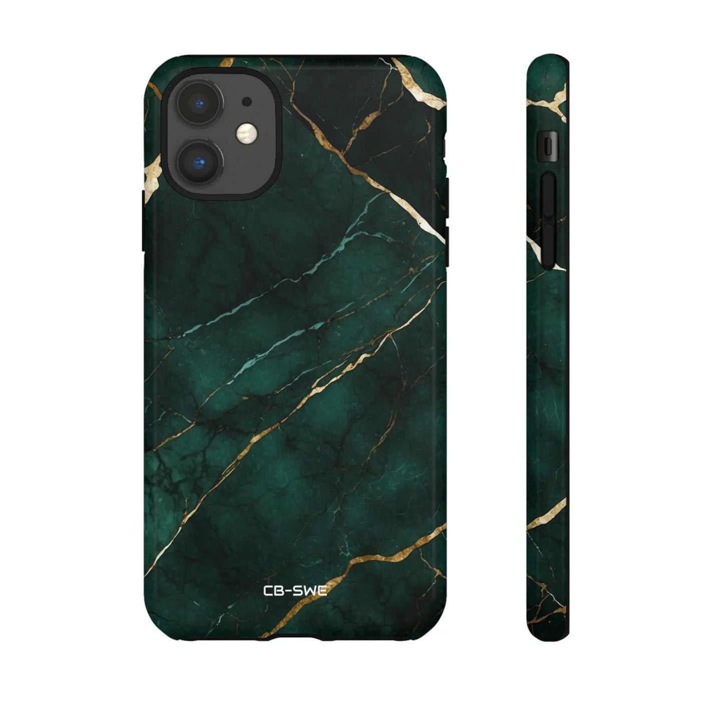 Emerald Veins Flow - iPhone Case