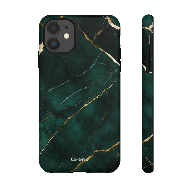 Emerald Veins Flow - iPhone Case