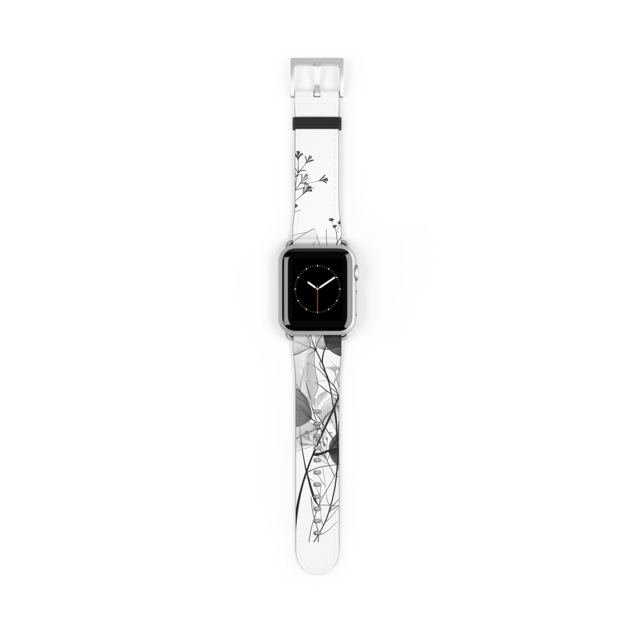 Silver Leaves - Watch Band