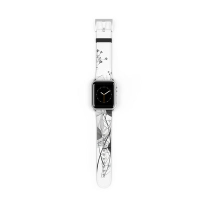 Silver Leaves - Watch Band