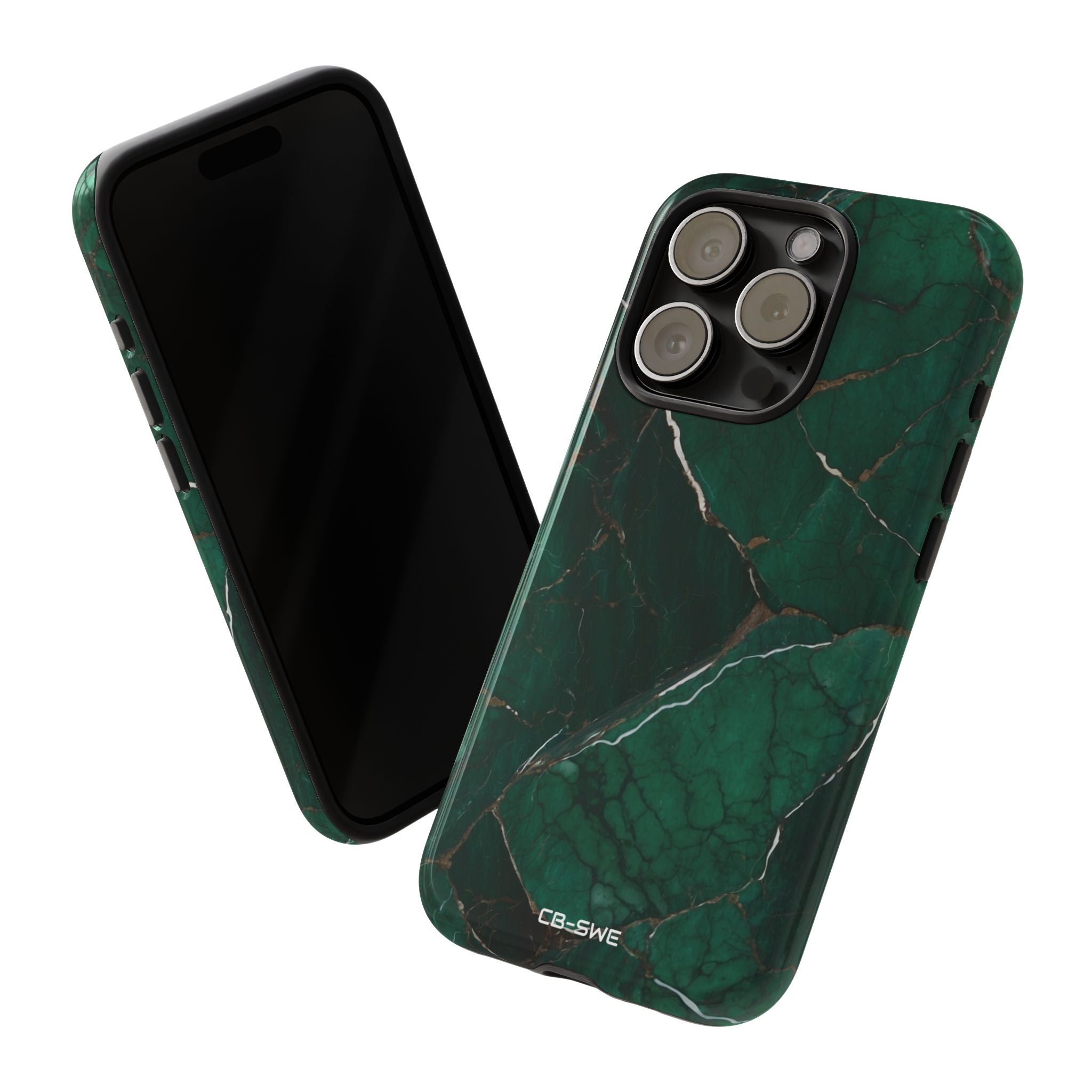 Emerald Veins Flow - iPhone Case