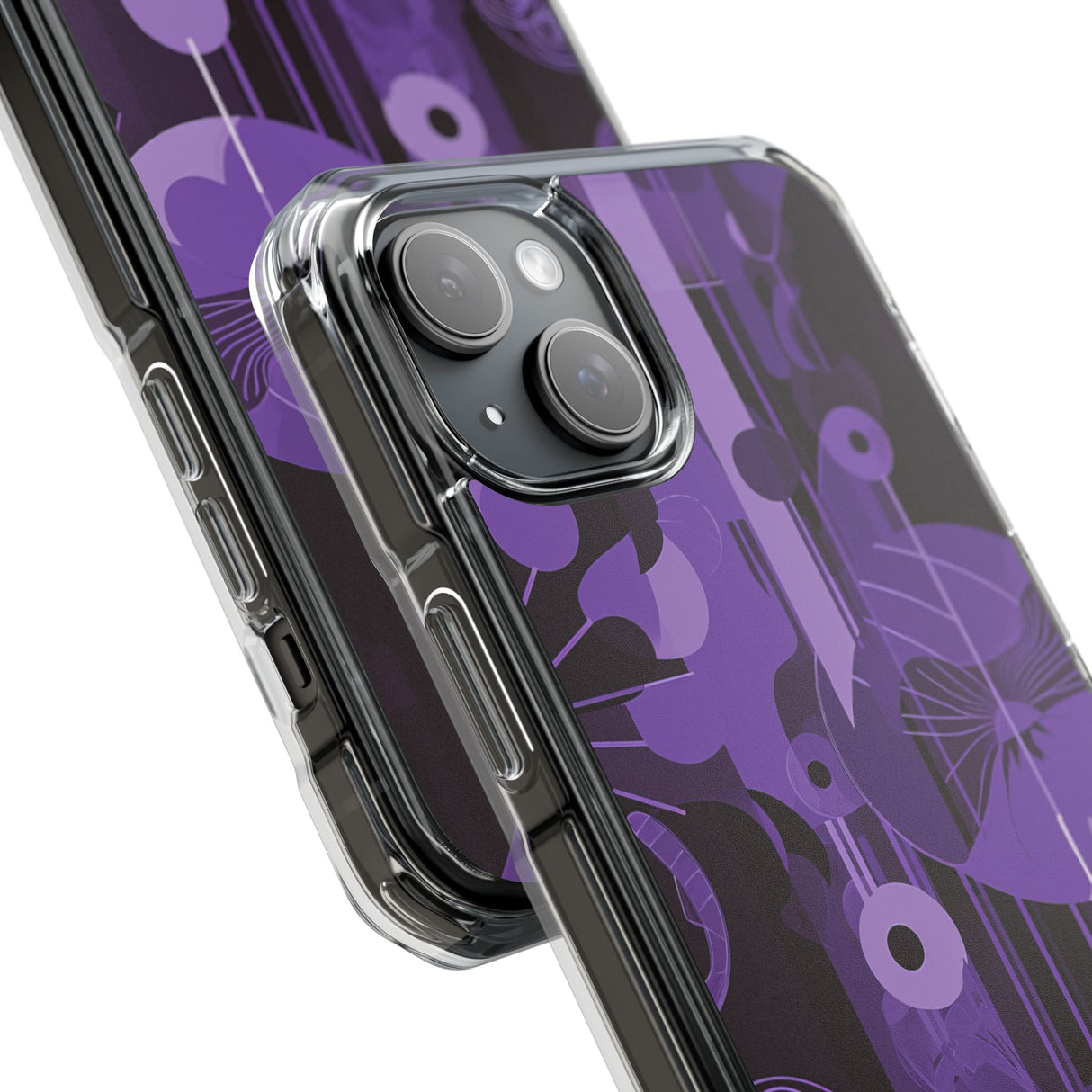 Pantone Ultra Violet | Handyhülle für iPhone (Clear Impact Case – magnetisch) 