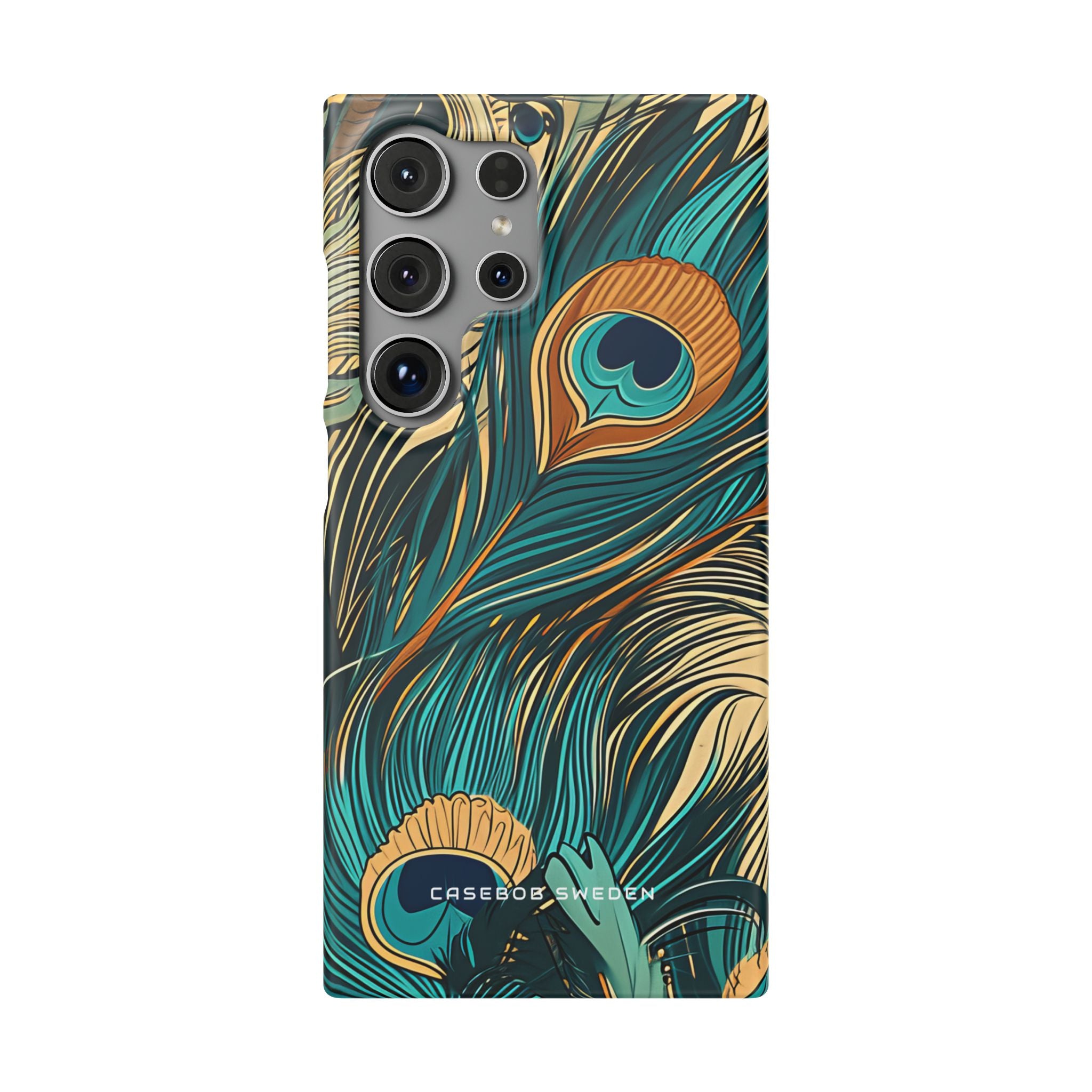 Art Nouveau Peacock Elegance Samsung S24 - Slim Phone Case