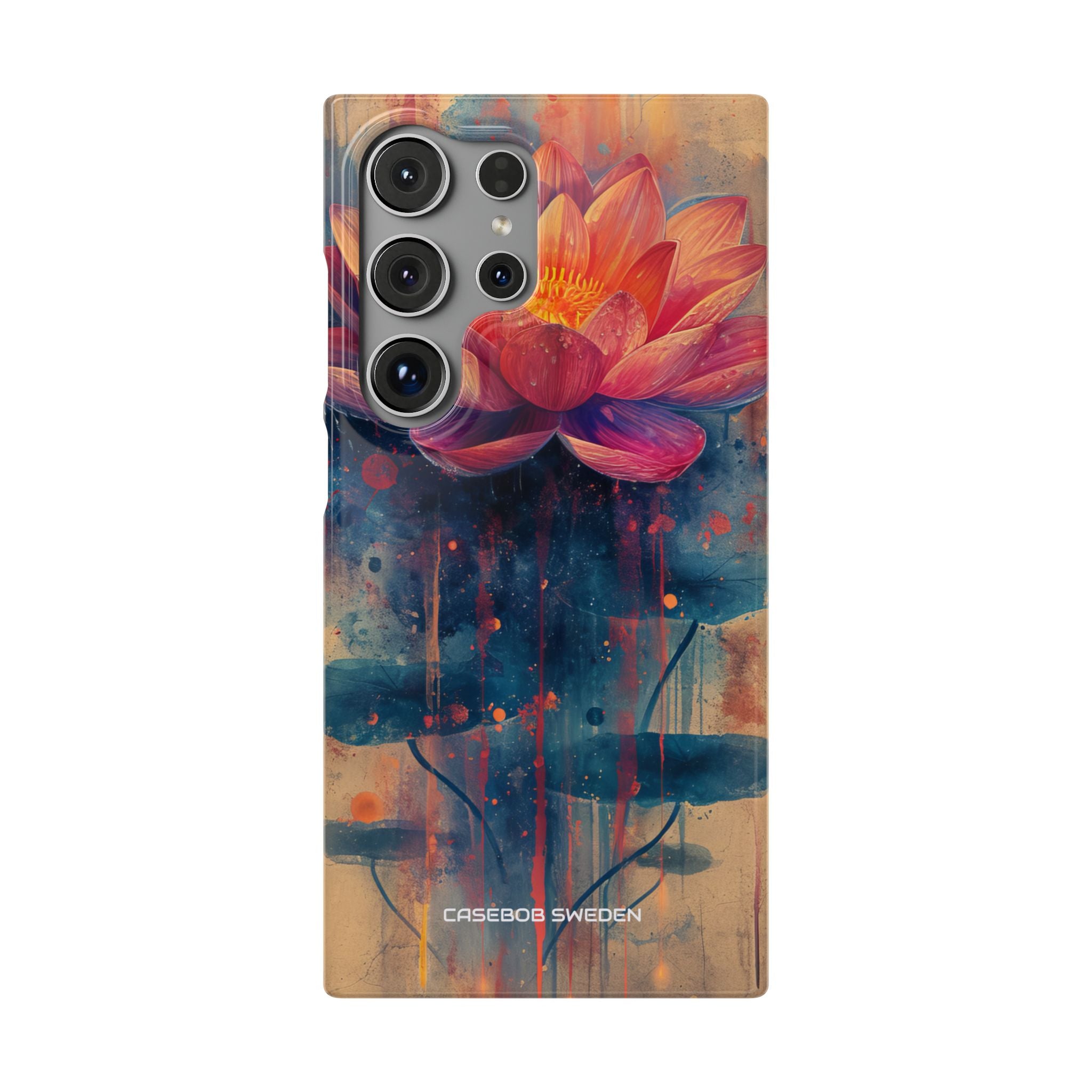 Lotus Blossom Art - Slim Samsung S24 Phone Case