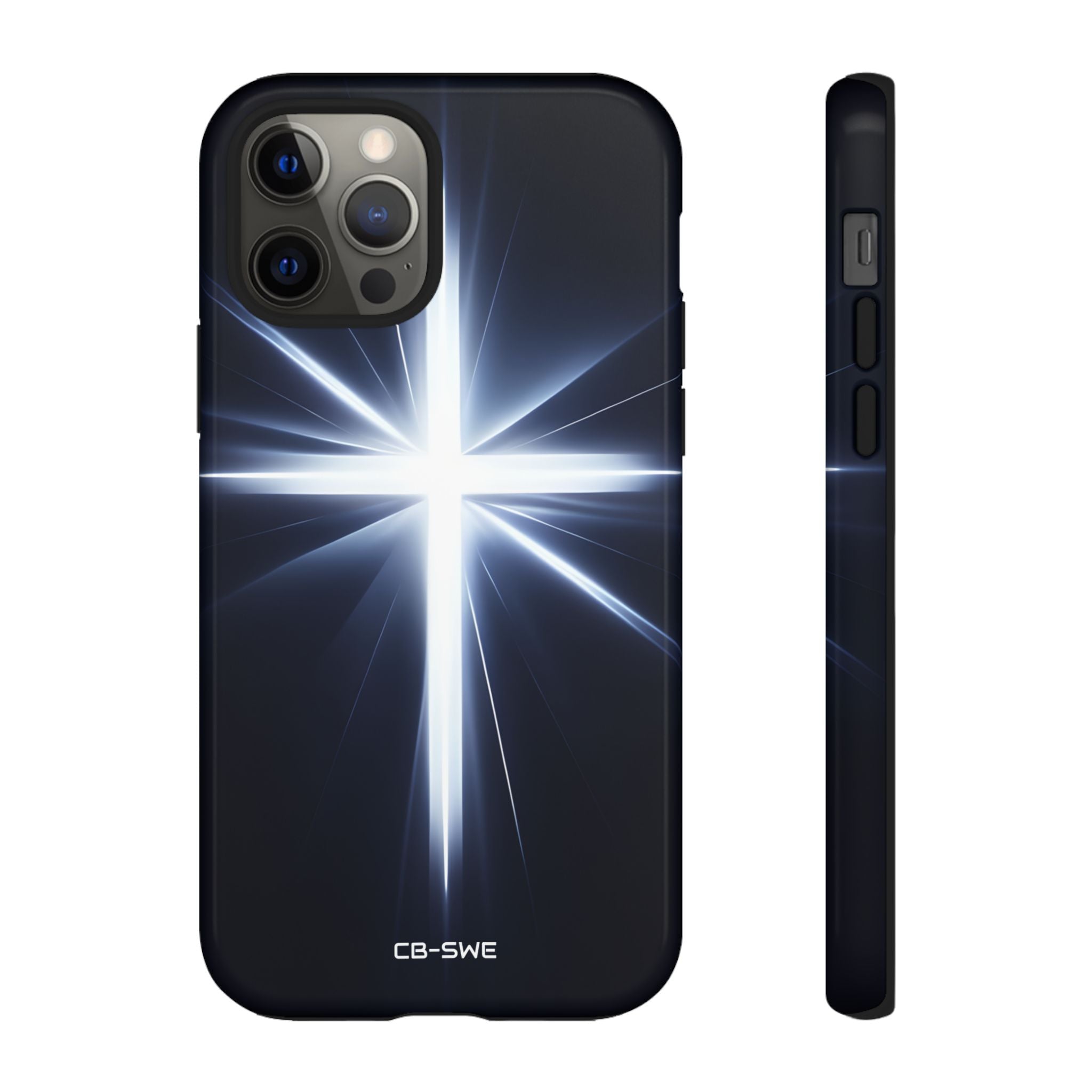 Luminous Cross Radiance - iPhone Case