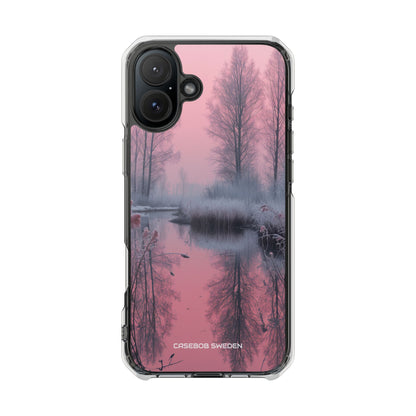 Pink Serenity Case - Clear Impact iPhone 16 Phone Case