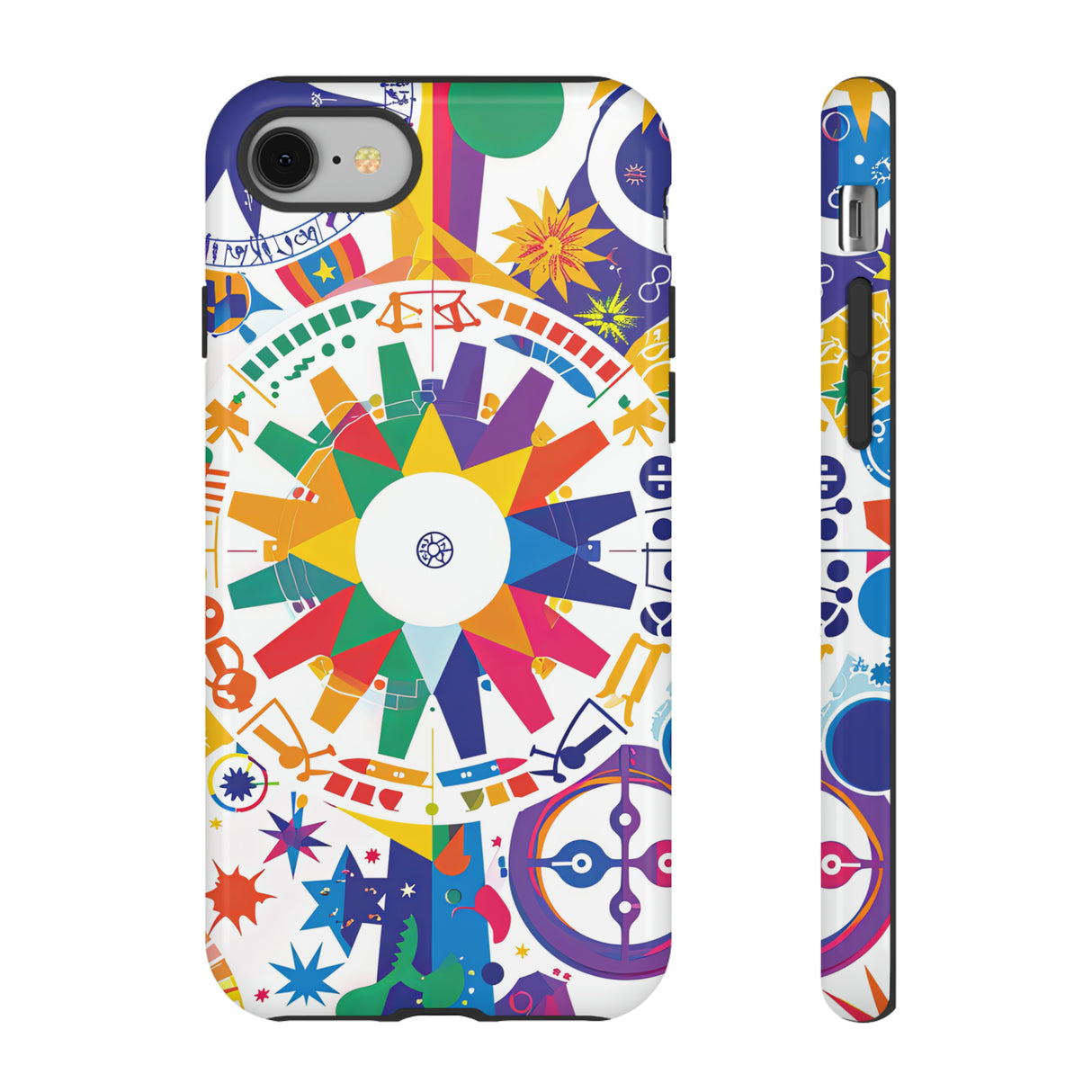 Celestial Horoscope Whirl - Protective Phone Case