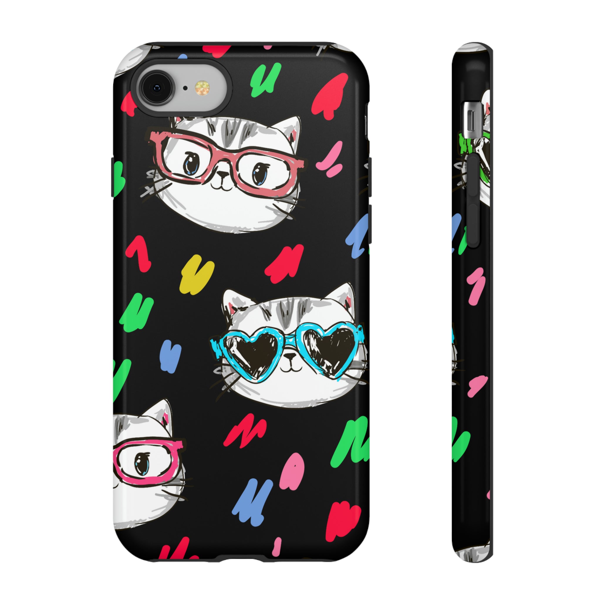 Cat Coloring - Protective Phone Case