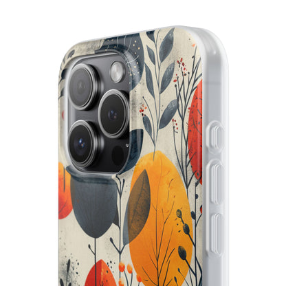 Vibrant Leaf Harmony iPhone 15 - Flexi Phone Case