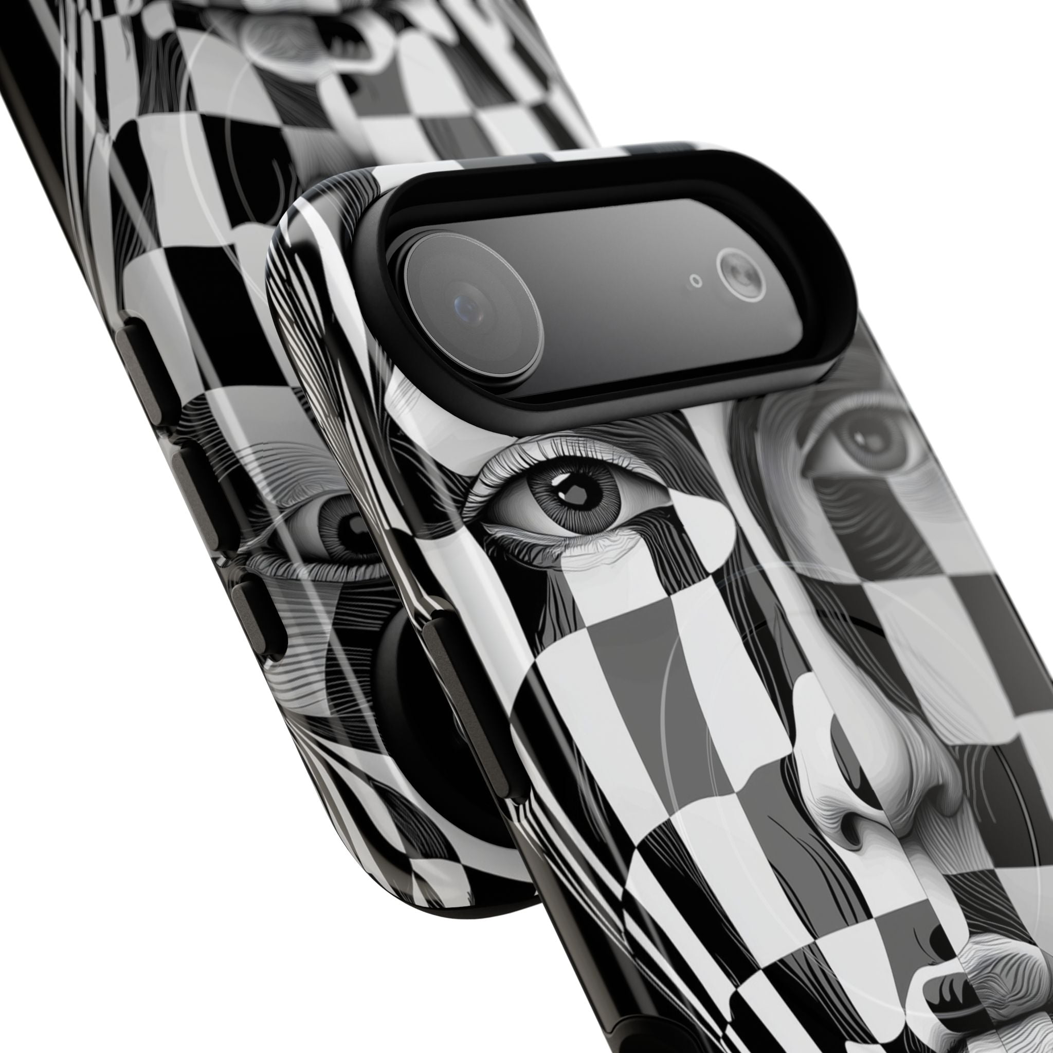 Checkered Face iPhone 17 Air Case - Tough+