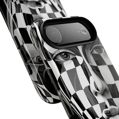 Checkered Face iPhone 17 Air Case - Tough+