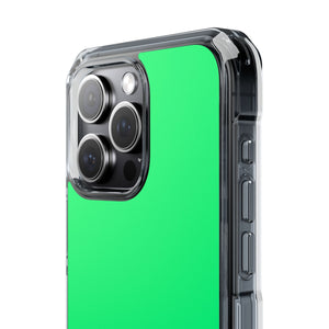 Spring Green | Phone Case for iPhone (Clear Impact Case - Magnetic)