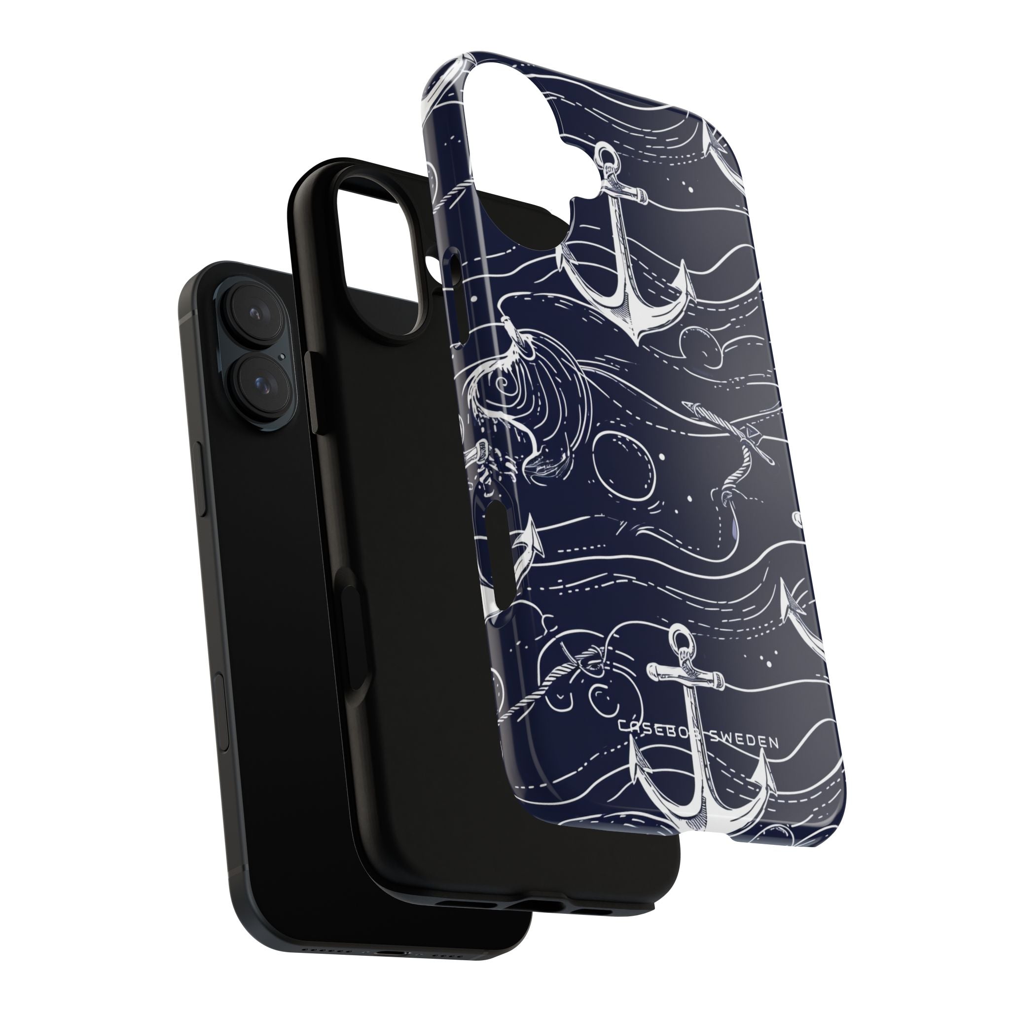 Gradient Anchorflow Waves iPhone 16 - Tough Phone Case