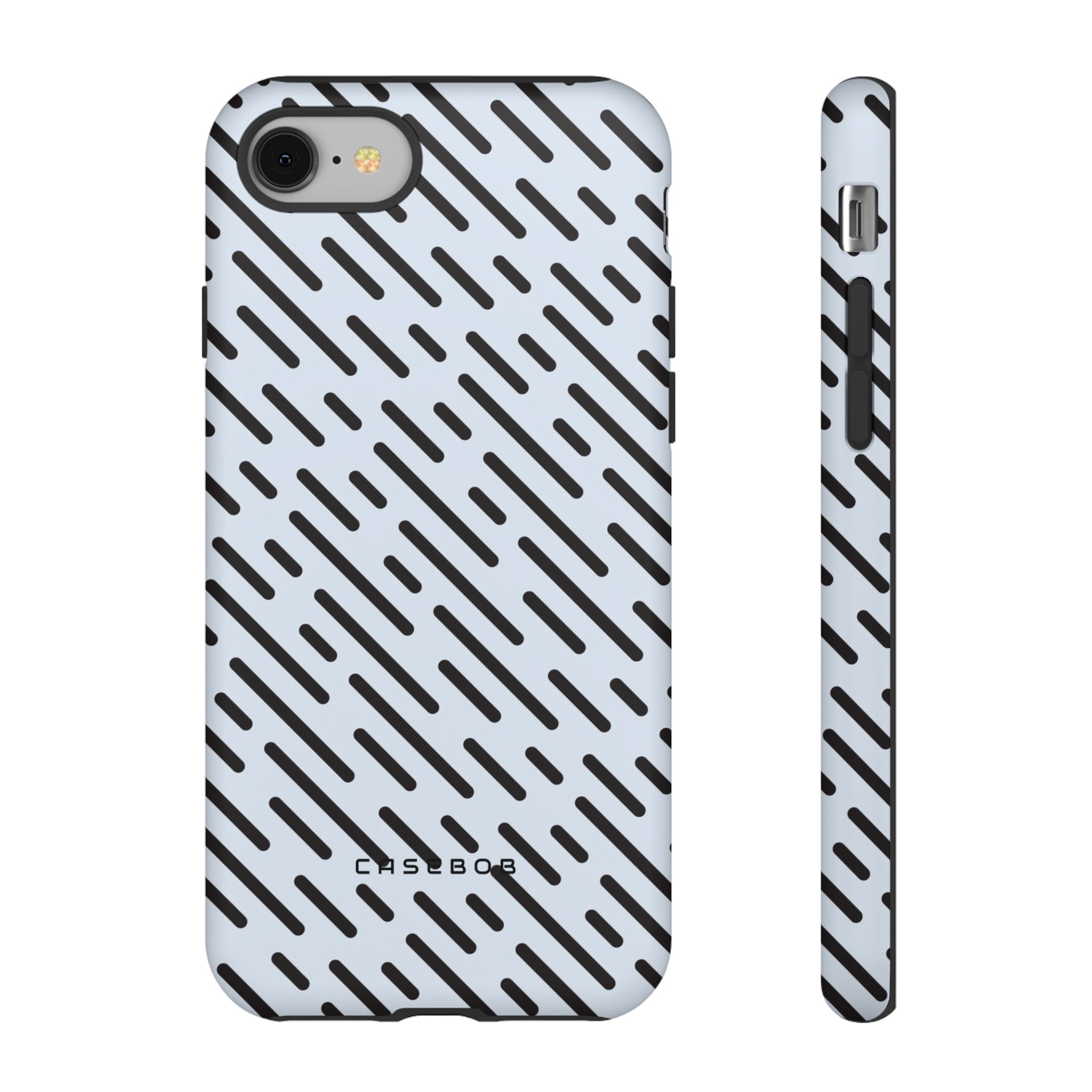 Monochrome Dash - Protective Phone Case