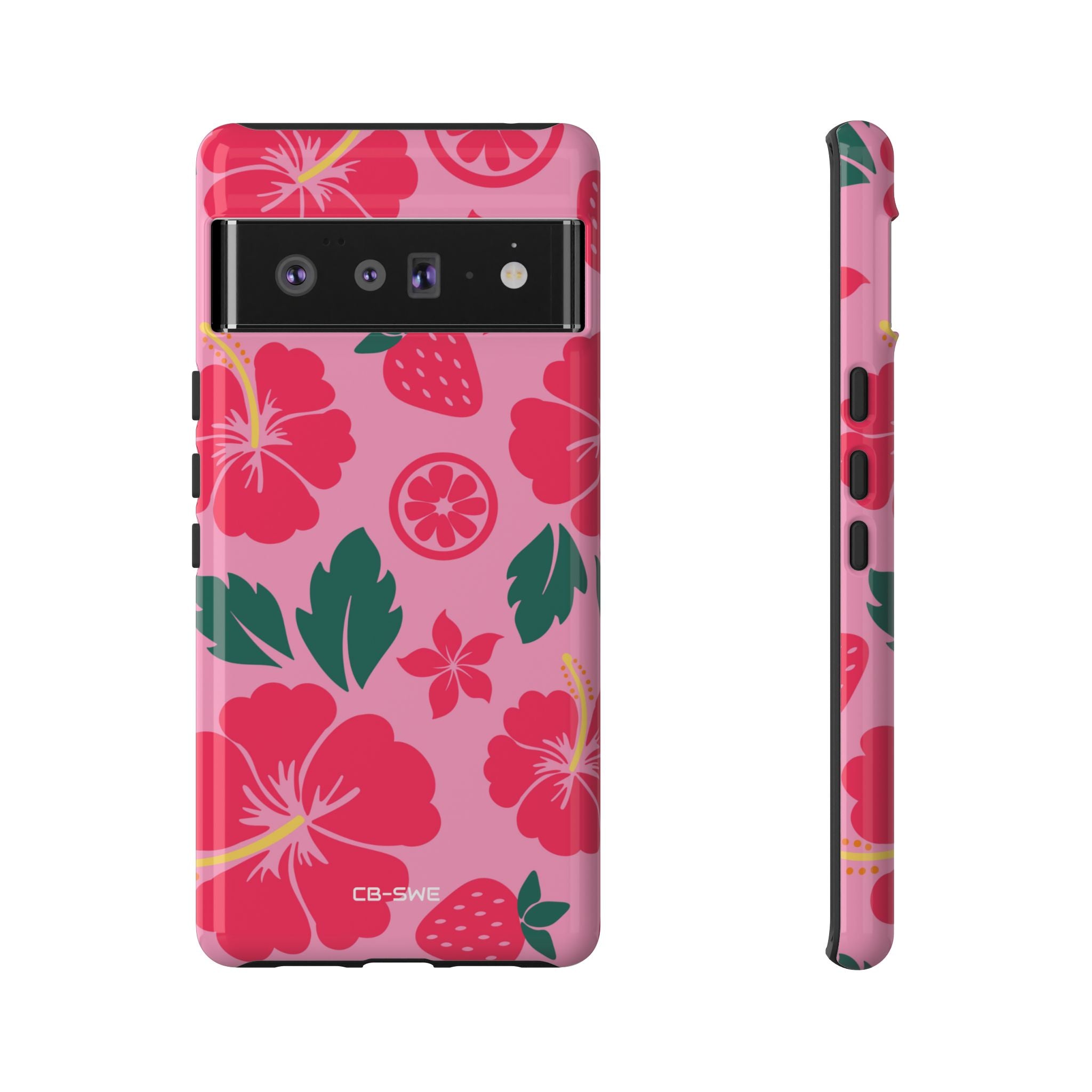 Tropical Hibiscus Harmony - Google Pixel Case