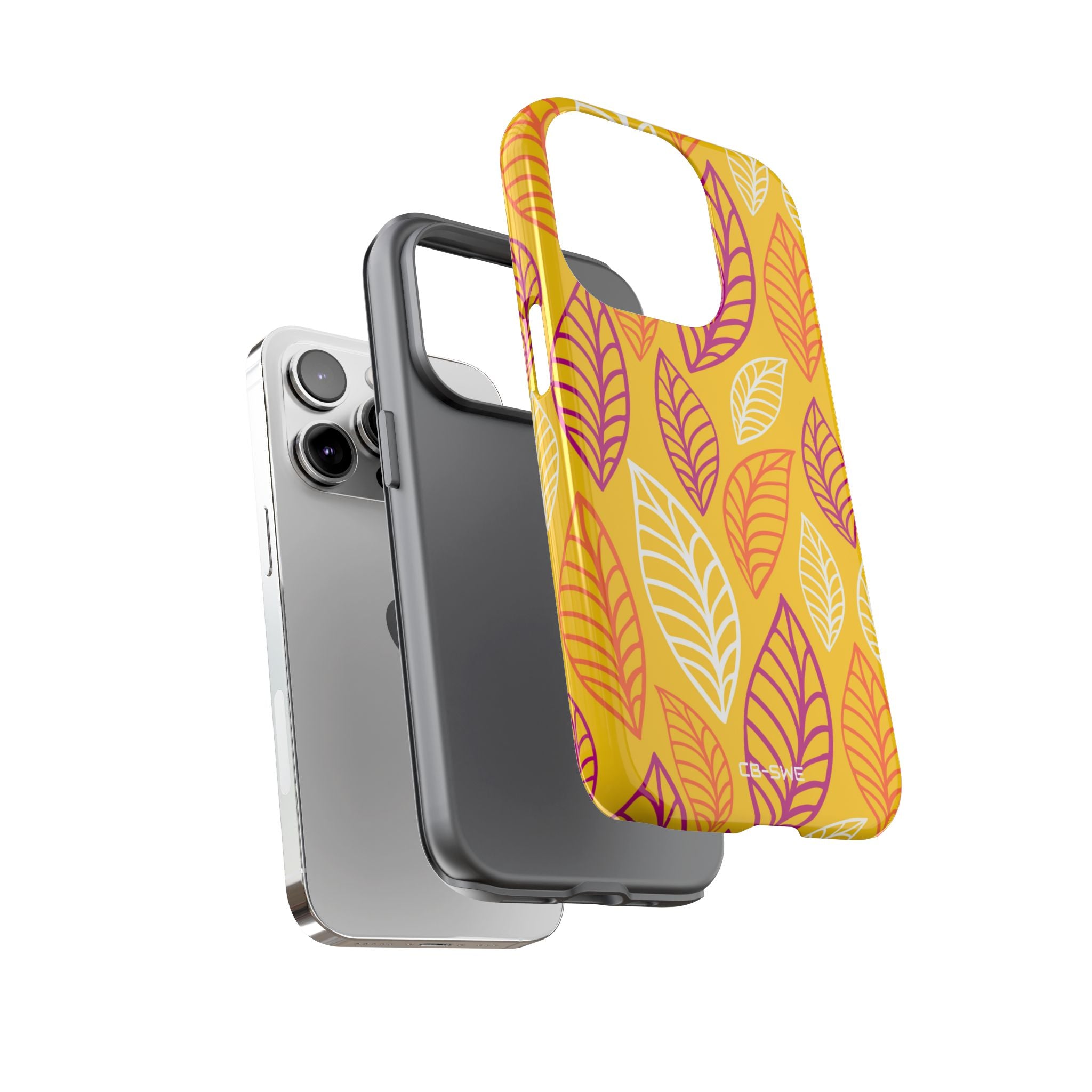 Vibrant Leaf Symphony - iPhone Case