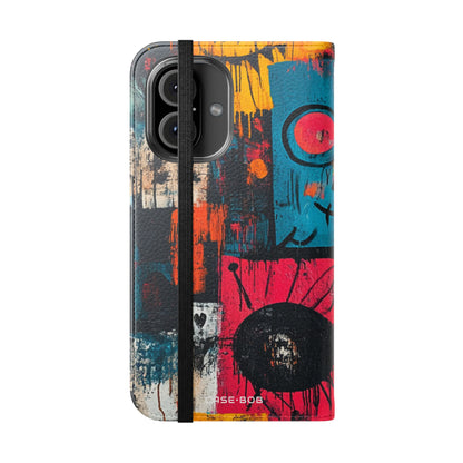 Turquoise Grin - iPhone 16  Case - Wallet