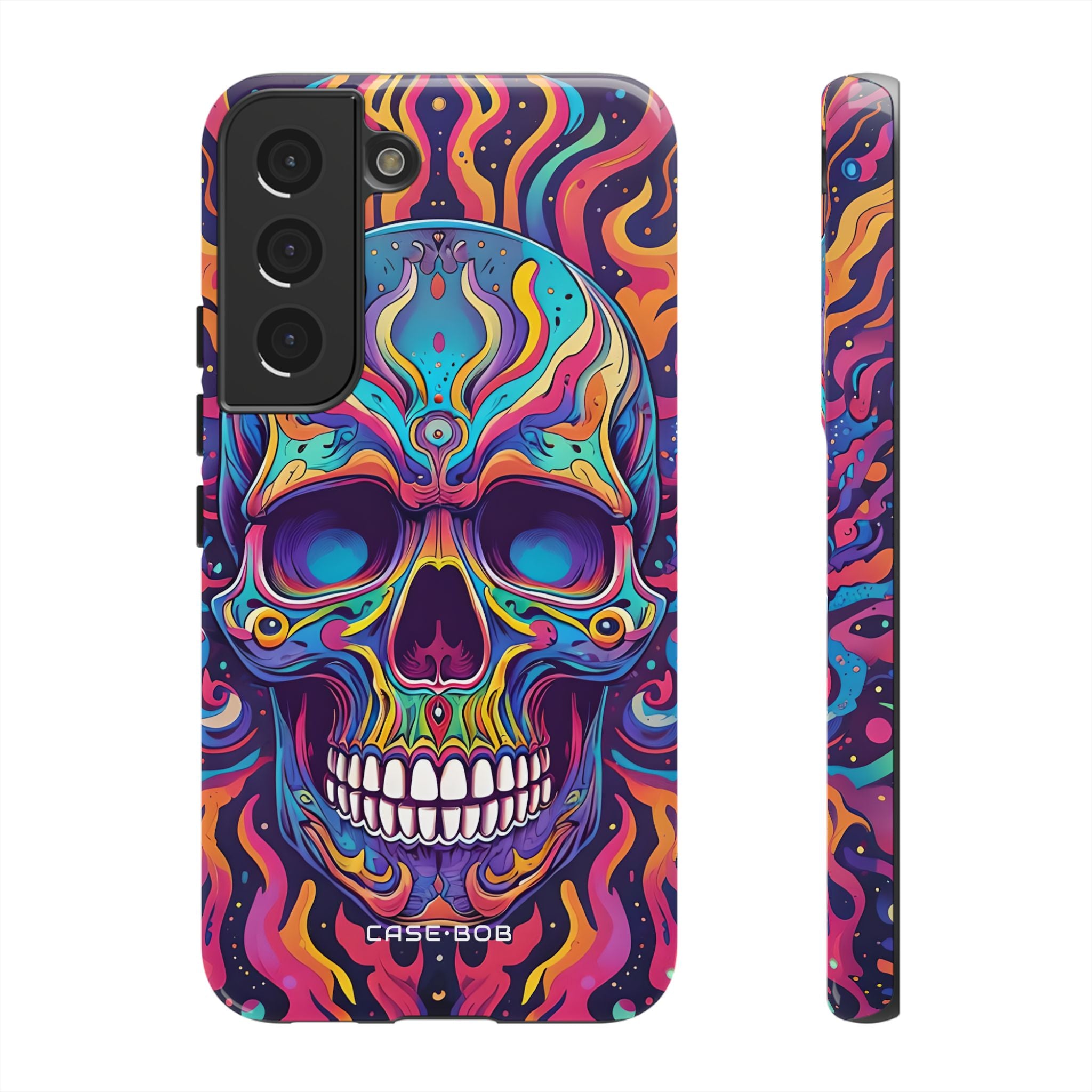 Flaming Skull Samsung S22 Case - Tough