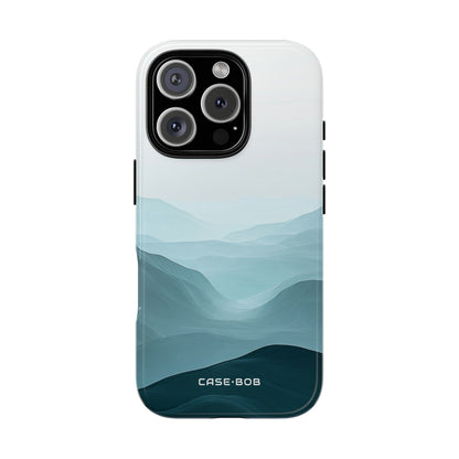 Teal Vein Wave iPhone 16 Pro Case - Tough