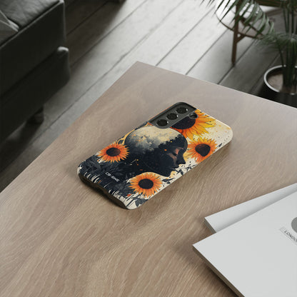 Sunflower Embraces Moon - Samsung Case