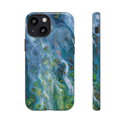 Forest Mist Ink Art iPhone Case (Protective) iPhone 13 Mini Glossy Phone Case