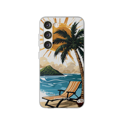 Sunny Palm Breeze Samsung S23 Case - Soft