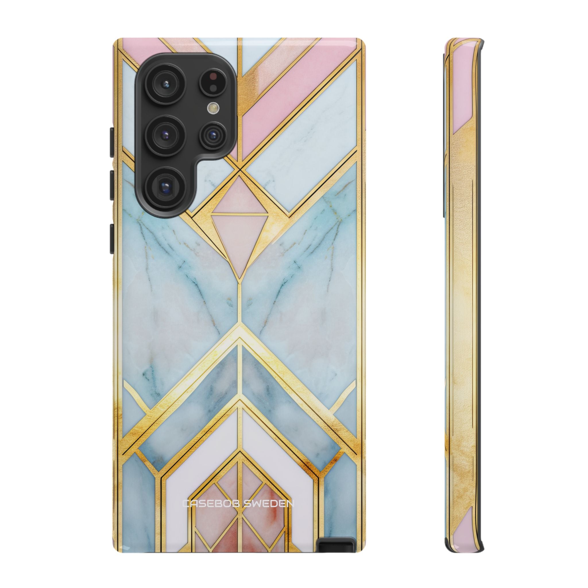 Gold Pink Art Deco - Tough Samsung S22 Phone Case