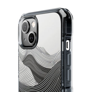 Optical Fluidity - Phone Case for iPhone (Clear Impact - Magnetic)