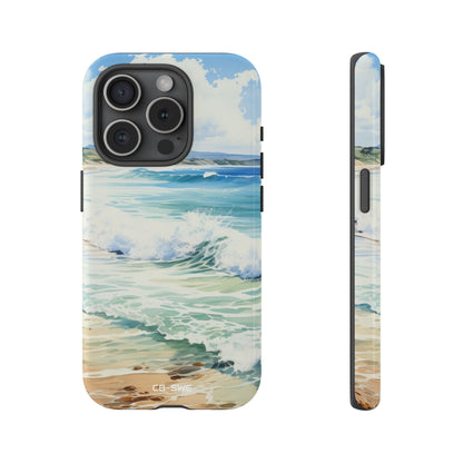 Serene Coastal Watercolors - iPhone Case