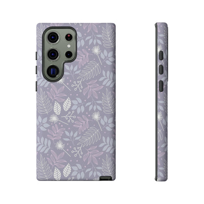 Purple Mona Leaf - Protective Phone Case