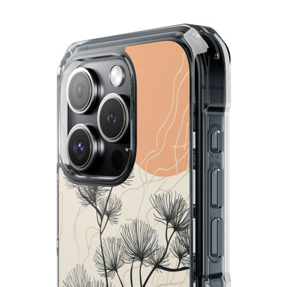 Spiky Tree Sunset iPhone 15 Pro Case - Impact