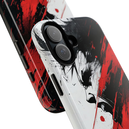 Shouting Profile Crimson iPhone 16 Plus Case - Tough