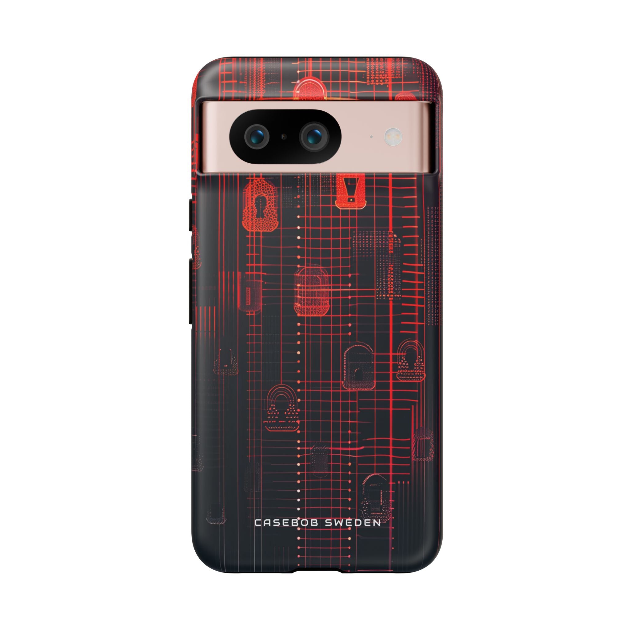 Gradient Cyber Lock Google Pixel 8 - Tough Phone Case