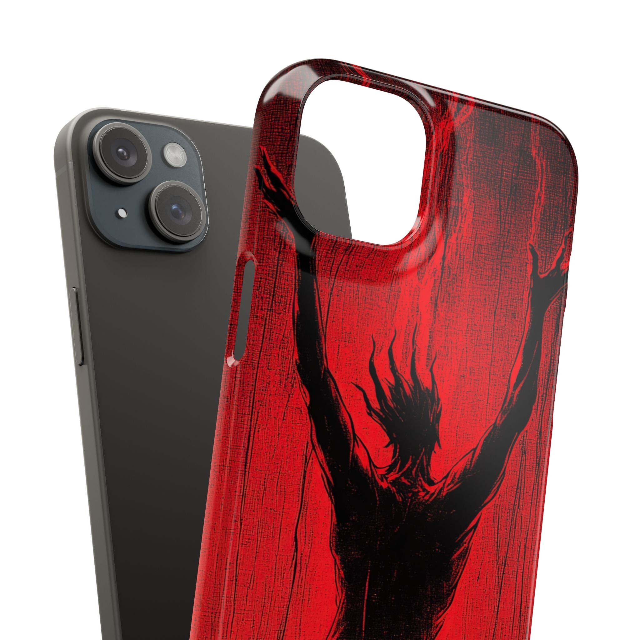 Crimson Despair iPhone 15 - Slim Phone Case