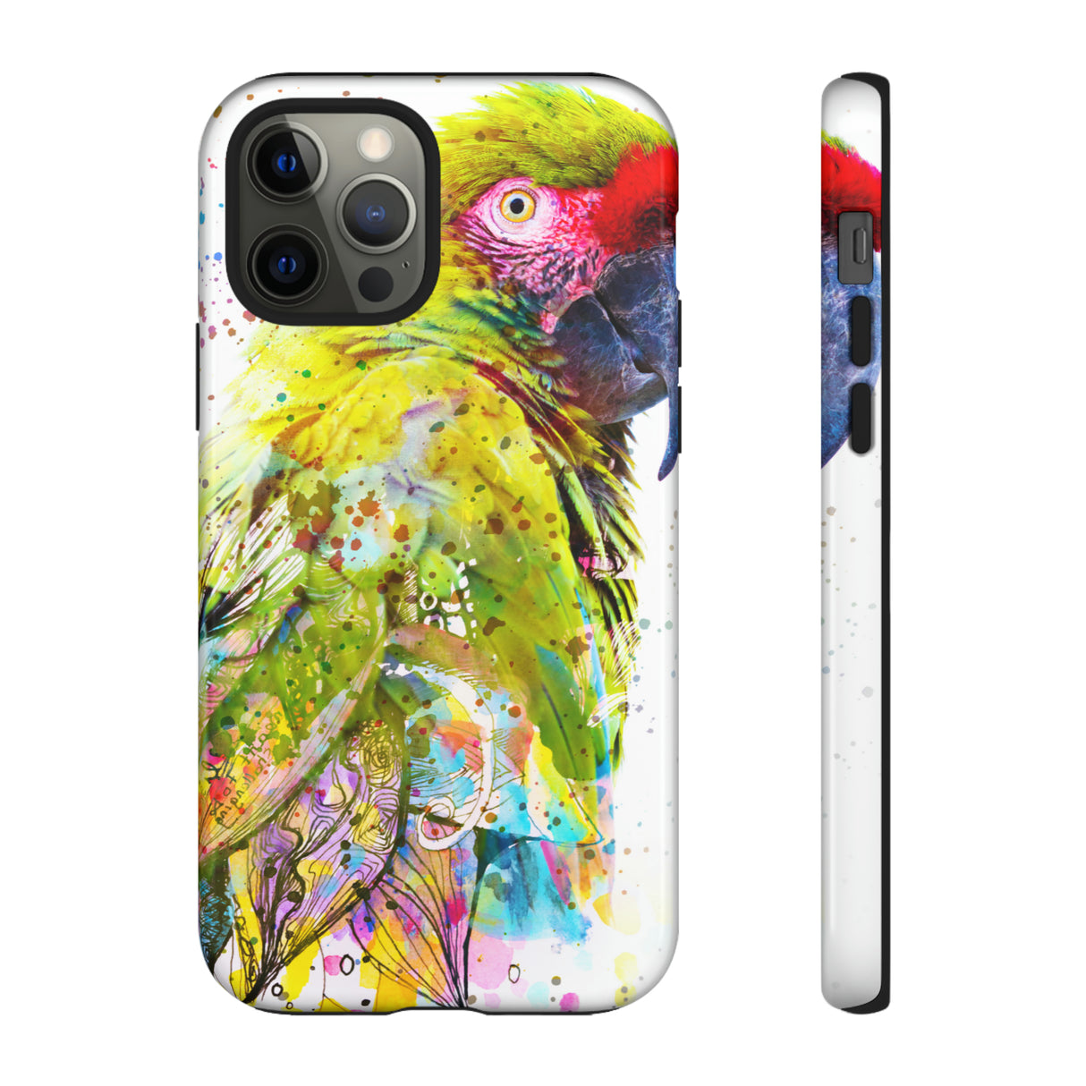 Colorful Parrot - Protective Phone Case