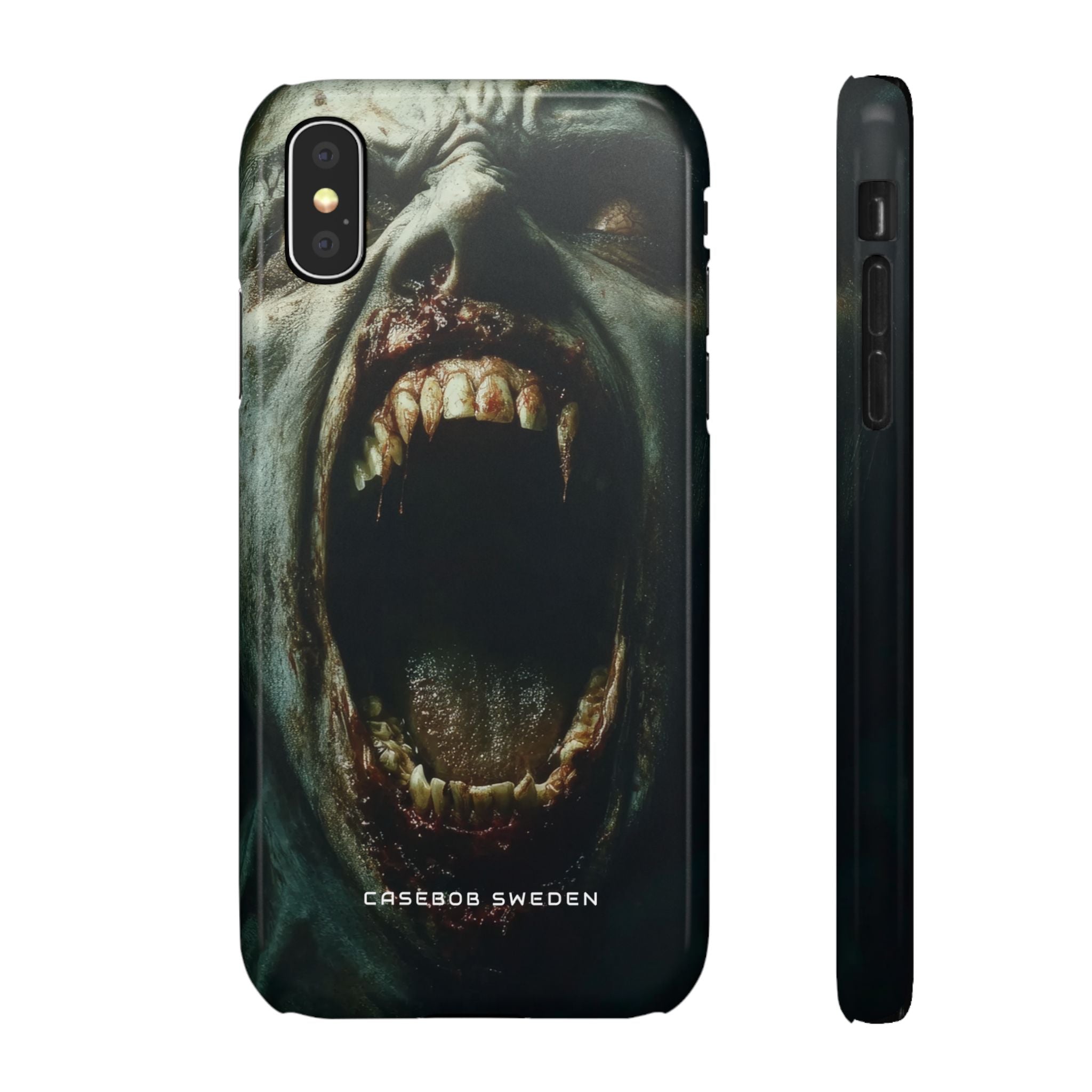 Gothic Wail of Decay  iPhone X - Slim Phone Case