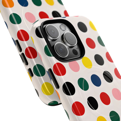 Colorful Circle Grid iPhone 16 - Tough+