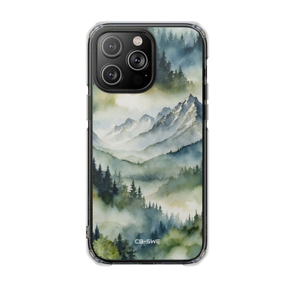 Misty Peaks Emerge iPhone Case - Impact