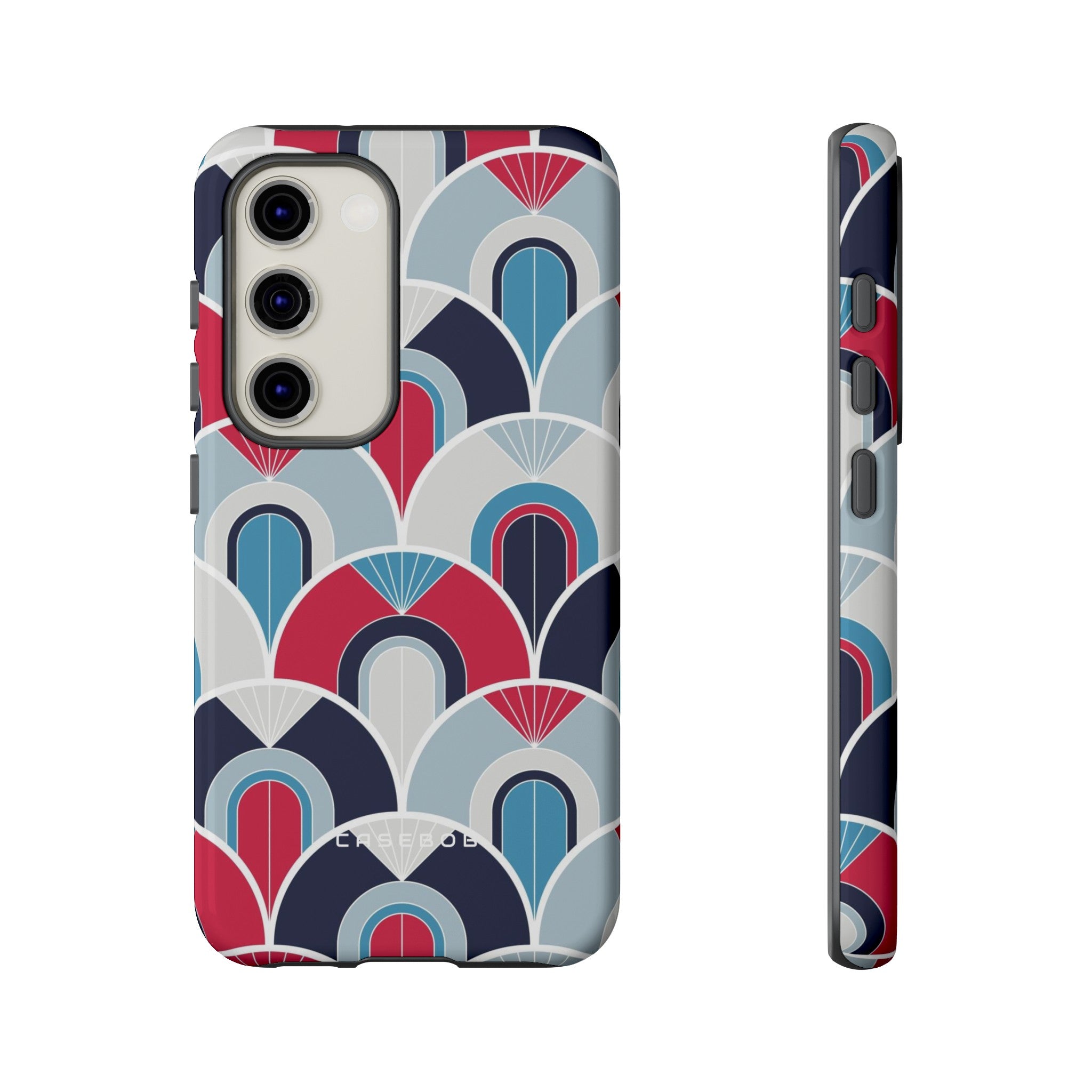 Blue Retro - Protective Phone Case